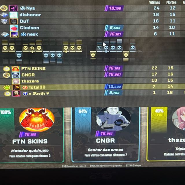 CS2 Scoreboard - A Tragédia